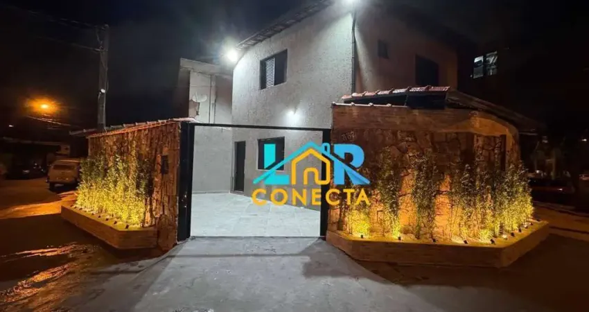 Sobrado à venda, 66 m² por r$ 424.000,00 - sítio do campo - praia grande/sp