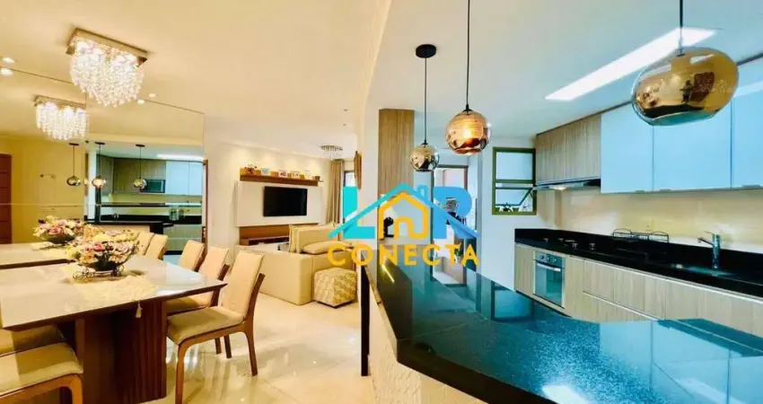 Apartamento com 2 dormitórios à venda, 96 m² por r$ 949.000,00 - canto do forte - praia grande/sp