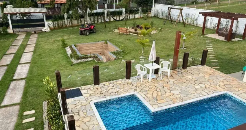 Chácara mobiliada em condomínio fechado - bragança paulista/sp