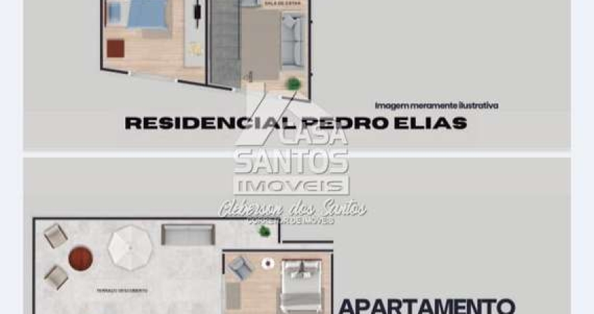 Apartamento com 2 quartos à venda na Rua Pedro Elias Graciano, Centro, Pinhais