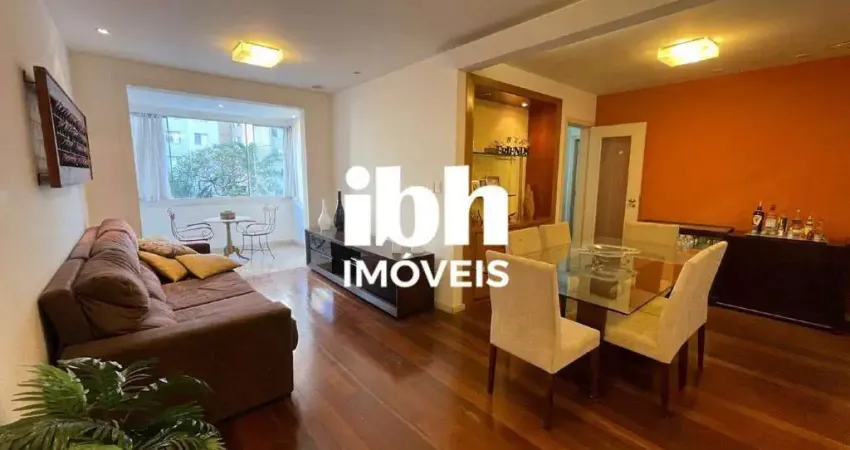Apartamento mobiliado de 118m² com 3 quartos para locação no anchieta/bh