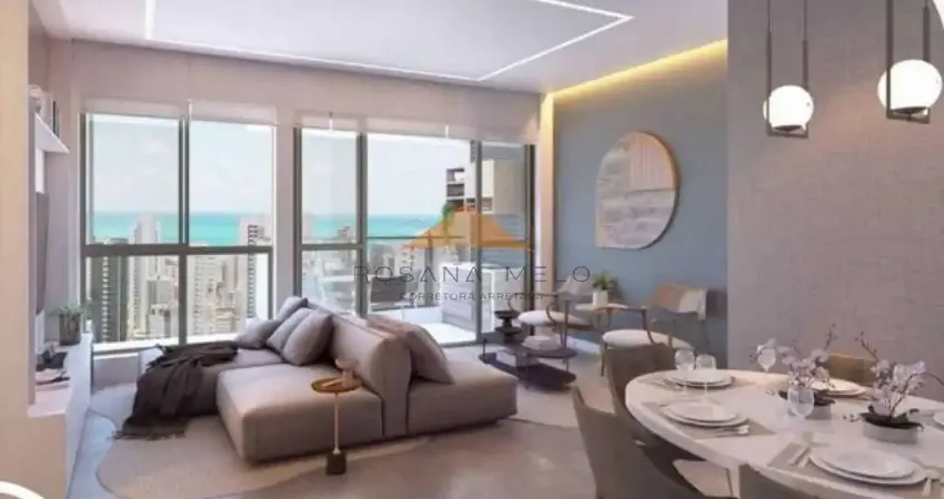 Edificio terrazza boa viagem, 96m2, 03 quartos, 02 vagões, lazer completo, em boa viagem, com varanda gourmet.