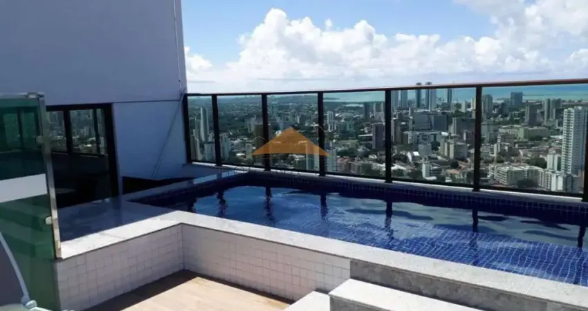 Beach class ilha do leite, 54m², 2 quartos, 1 suíte, área de serviço, mobiliado e 1 vaga de garagem