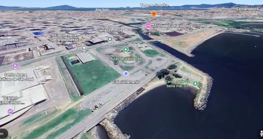 Terreno em condomínio fechado à venda na Rua Cândido Ramos, Capoeiras, Florianópolis