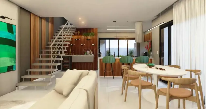 Casa em condomínio fechado com 3 quartos à venda na Estrada Dom João Becker, Vargem do Bom Jesus, Florianópolis