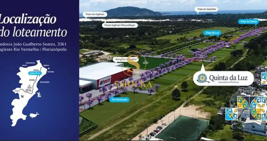 Terreno em condomínio fechado à venda na Rodovia João Gualberto Soares, São João do Rio Vermelho, Florianópolis