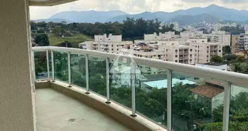 Cobertura duplex exclusiva no pechincha – 4 quartos, 2 suítes, vista montanha, 152m²
