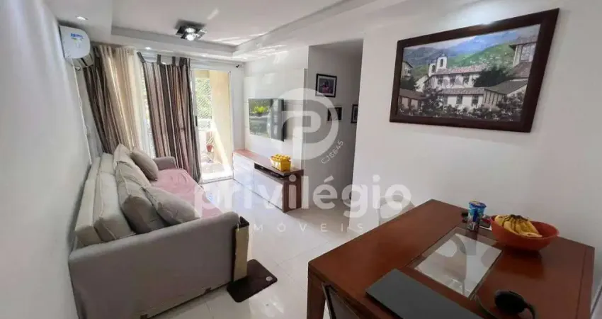 Apartamento à venda em jacarepaguá, rio de janeiro. 3 quartos, sendo 2 suítes, 1 vaga.