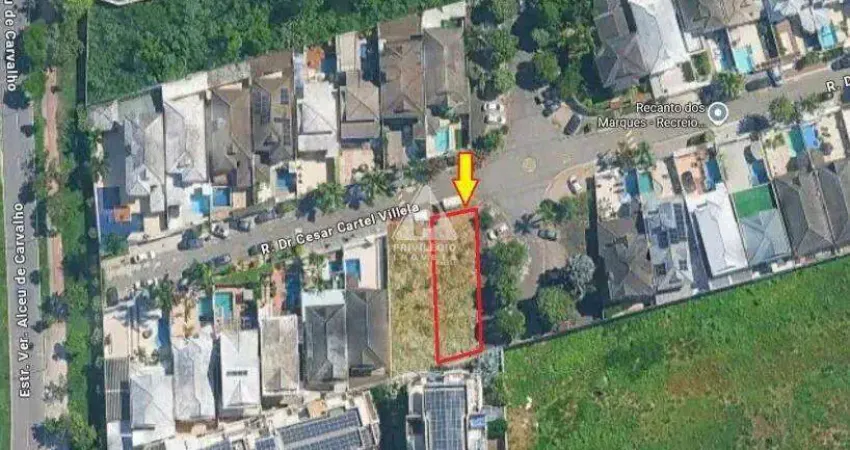 Oportunidade única: exclusivo no condominio terreno terra américas, recreio (285m²)