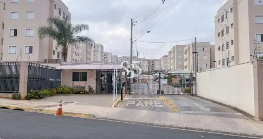 Apartamento à venda em campinas-sp, jardim do lago continuação! 2 quartos, 1 sala, 1 banheiro, 1 vaga na garagem, 44 m².