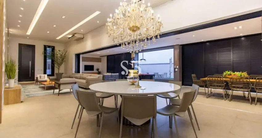 Luxo e sofisticação: casa em condomínio no swiss park campinas - 4 quartos, 3 suítes, 3 salas, 7 banheiros, 10 vagas - 723 m²