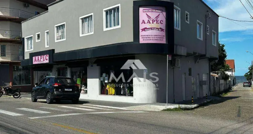 Apartamento com 1 dormitório para alugar, 40 m² por r$ 1.800,00/mês - centro - barra velha/sc