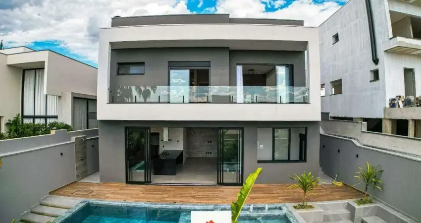 Casa assobradada de alto padrão no vila paradiso – 3 suítes, piscina com hidro, gourmet completo e paisagismo tropical