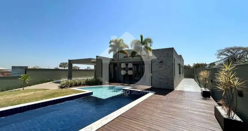 Casa térrea de alto padrão no terras de itaici com vista panorâmica