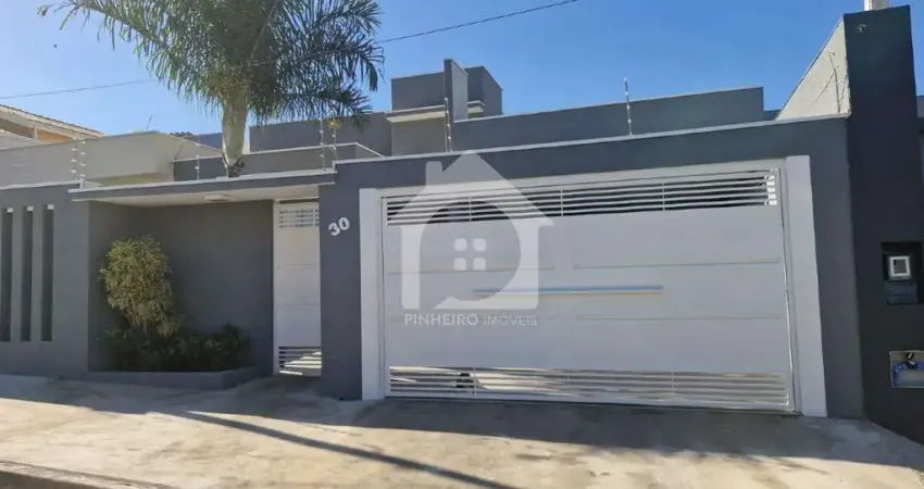 Casa térrea moderna no jardim esplanada i — 3 suítes, área gourmet e localização privilegiada