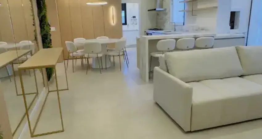 Quadra mar finamente mobiliado e decoracao vista para future marina em 60x