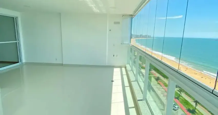 Apartamento de 4 quartos frente mar praia de itaparica - vila velha-es.