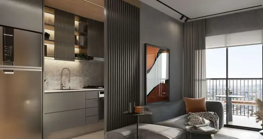 Apartamento 02 quartos l suíte l sacada churrasqueira l 01 quadra do palladium