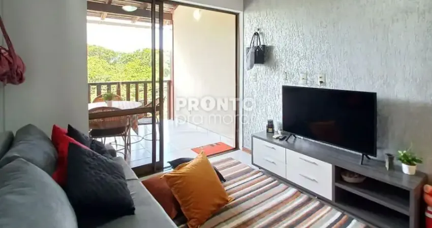 Excelente apartamento mobiliado na praia de muro alto com 45,44m² de área útil.