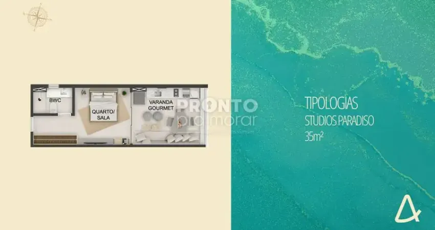 Flat com 1 quarto à venda na Avenida José Bezerra, 555, Praia Dos Carneiros, Tamandaré