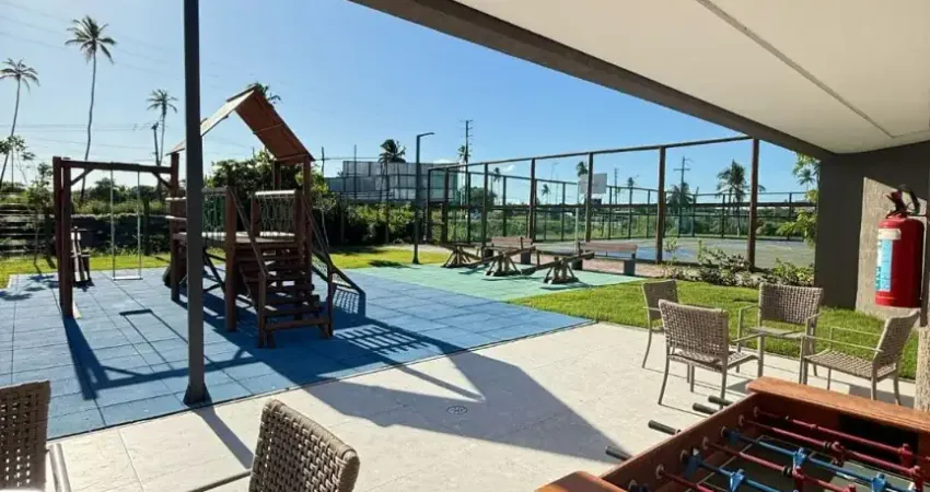 Flat com excelente localização na praia do cupe, próximo à porto de galinhas - porteira fechada