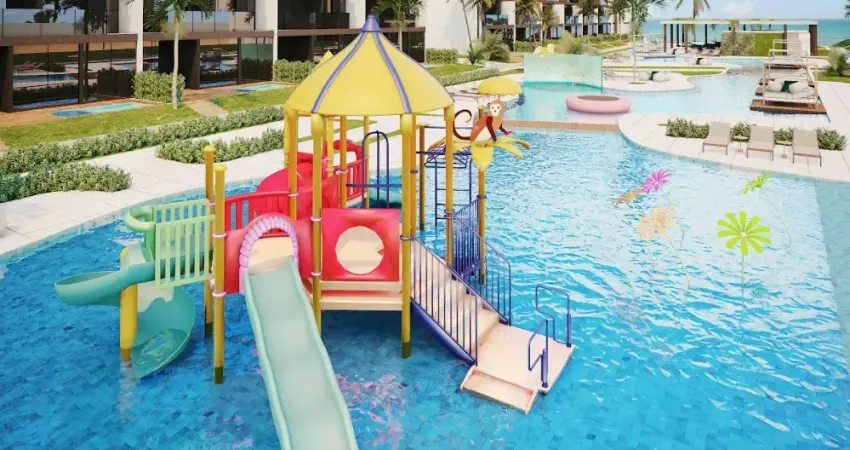 Oportunidade - apartamento - garden - piscina privativa - 3 quartos - condomínio beira mar muro alto