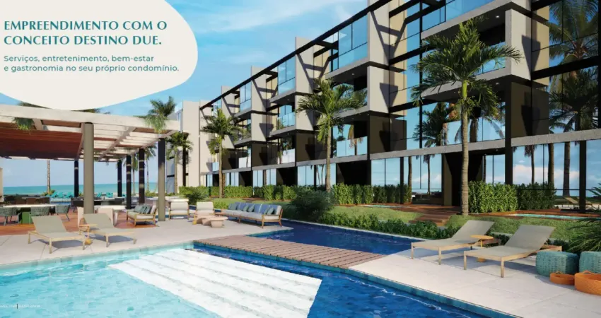 Oportunidade - tropí eco residência em muro alto - rooftop com piscina privativa - 2 quartos