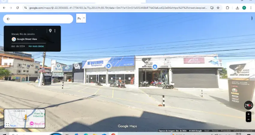 Loja para locação no alto cajueiros/viaduto em macaé/rj, 330m2, salão, depósito, estacionamento