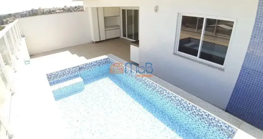 Apartamentos cobertura para locação nos cavaleiros em macaé/rj, 04 quartos, 2 vagas, piscina e área gourmet.