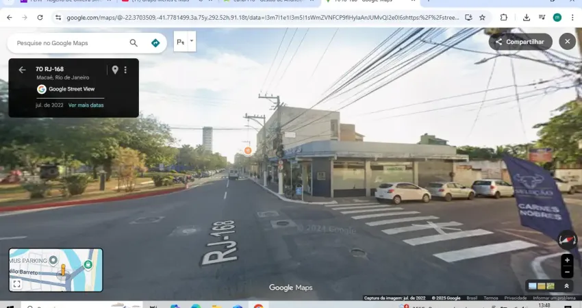 Loja para locação no centro em macaé/rj, 350m2 de loja + estacionamento ao lado.