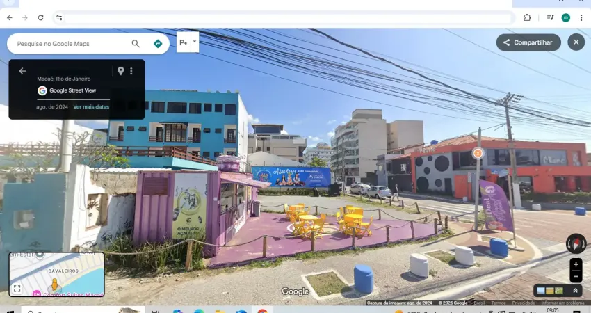 Terreno/Lote para locação na Orla dos Cavaleiros em Macaé/RJ, Esquina, Total de 368M2, Plano