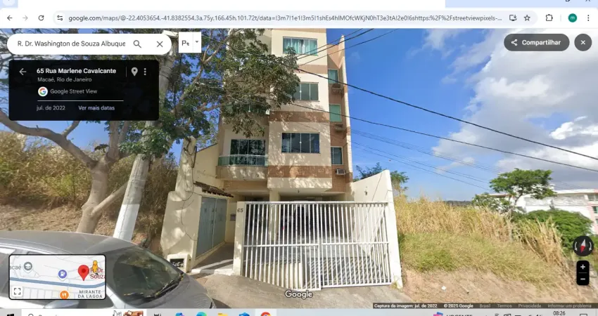 Apartamentos para locação no jardim guanabara em macaé/rj, 02 quartos com suíte, 1 vaga.