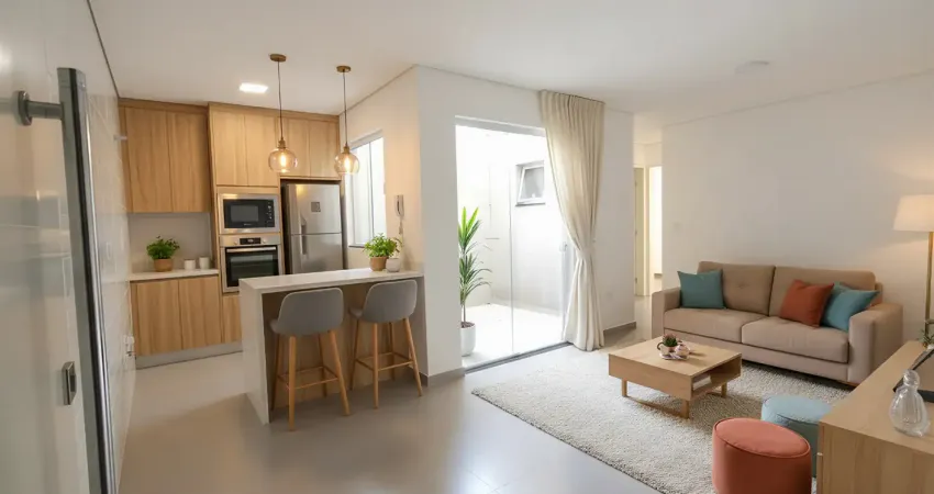 Apartamento com 2 quartos à venda no bairro vila alice em santo andré | 1 vaga