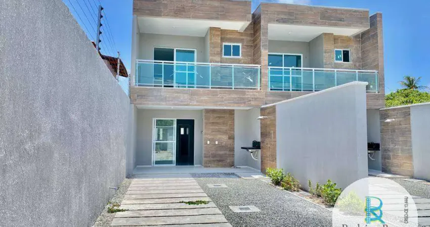 Casa com 3 dormitórios à venda, 122 m² por r$ 370.000,00 - precabura - eusébio/ce