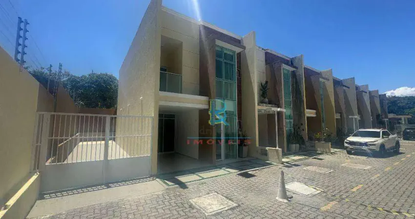 Casa com 3 dormitórios em condomínio fechado para alugar, 167 m² por r$ 4.650/mês - amador - eusébio/ce