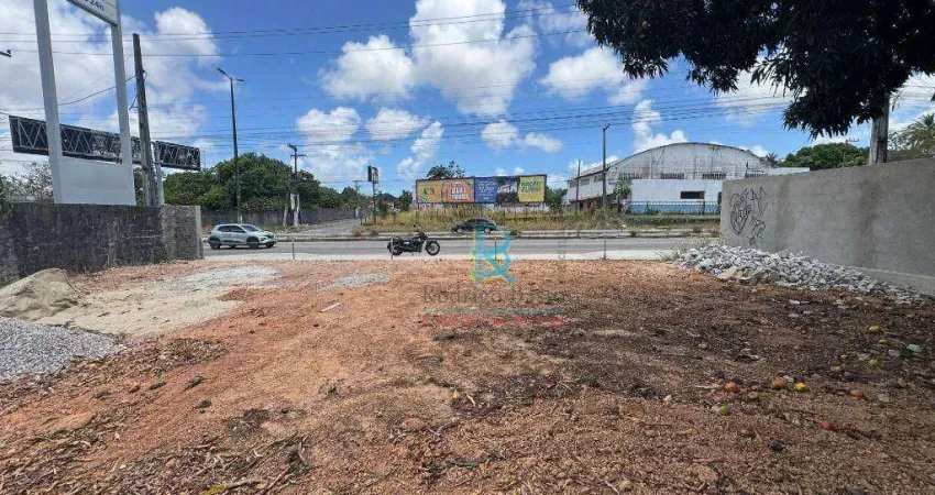 Terreno para alugar, 400 m² por r$ 5.000,00/mês - jacunda - aquiraz/ce