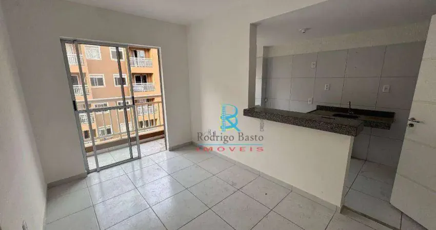 Apartamento com 2 dormitórios para alugar, 49 m² por r$ 1.612,50/mês - centro - eusébio/ce