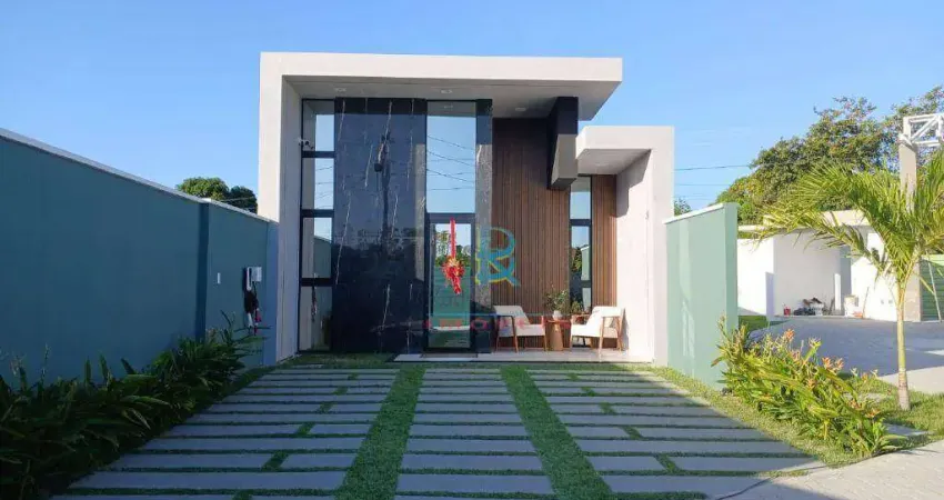 Casa com 3 dormitórios à venda, 85 m² por r$ 429.000,00 - parque havaí - eusébio/ce