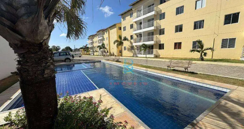 Apartamento com 3 dormitórios para alugar, 63 m² por r$ 1.907/mês - tamatanduba - eusébio/ce