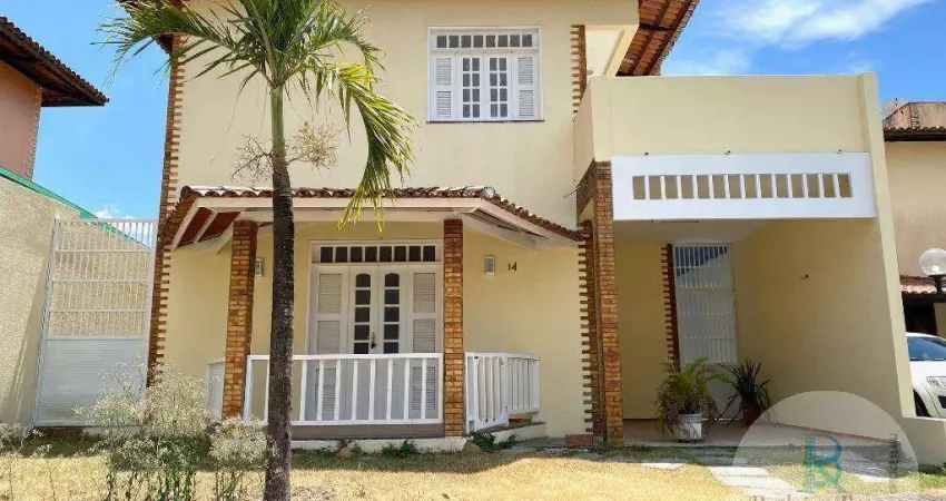 Casa com 3 dormitórios para alugar, 264 m² por r$ 4.066,10/mês - urucunema - eusébio/ce