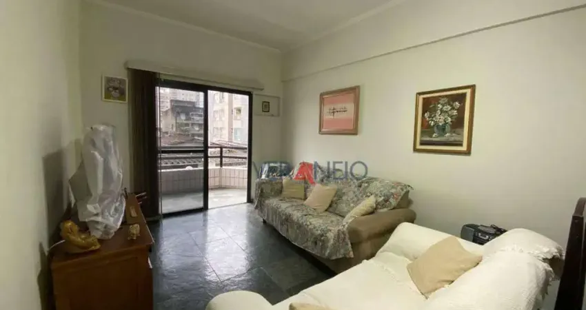 Apartamento com 1 dormitório à venda, 77 m² por r$ 300.000,00 - aviação - praia grande/sp