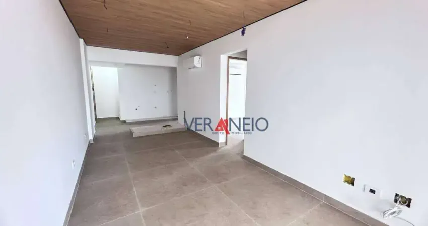 Apartamento com 2 dormitórios à venda, 77 m² por r$ 755.000,00 - vila guilhermina - praia grande/sp