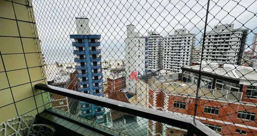 Apartamento com 2 dormitórios à venda, 82 m² por r$ 430.000,00 - tupi - praia grande/sp