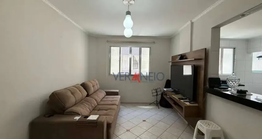 Apartamento com 1 dormitório à venda, 64 m² por r$ 300.000 - boqueirão - praia grande/sp
