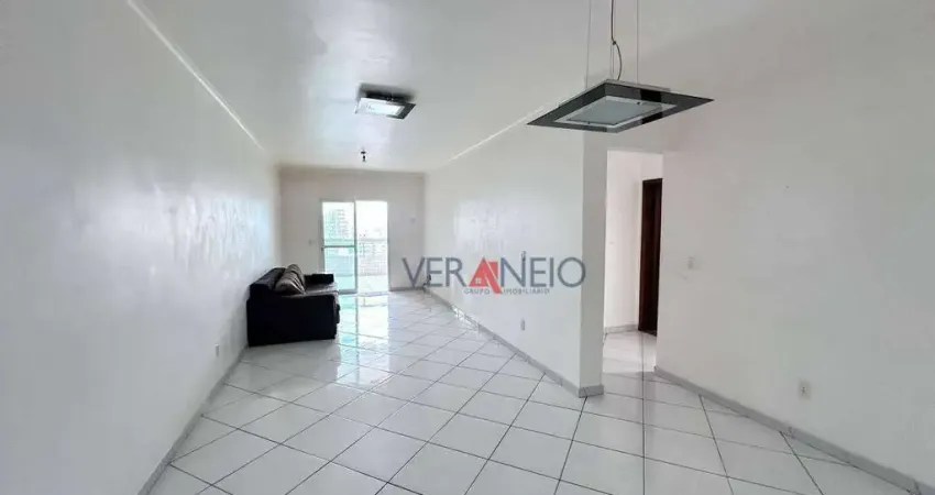 Apartamento com 3 dormitórios à venda, 131 m² por r$ 750.000,00 - vila guilhermina - praia grande/sp