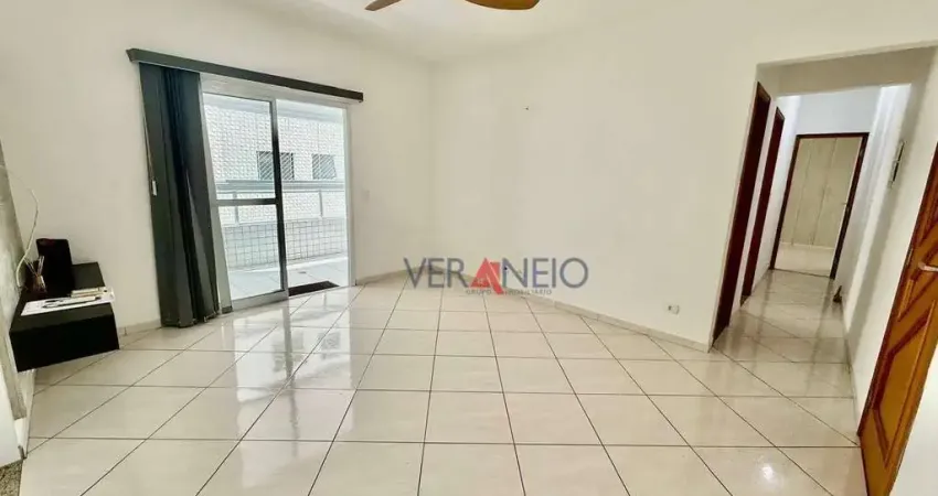 Apartamento com 2 dormitórios à venda, 87 m² por r$ 550.000 - vila guilhermina - praia grande/sp