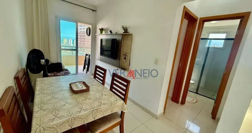 Apartamento com 1 dormitório à venda, 47 m² por r$ 350.000 - vila guilhermina - praia grande/sp