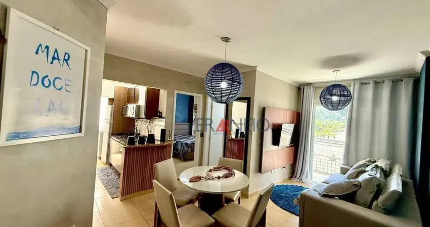 Apartamento com 1 dormitório à venda, 55 m² por r$ 393.000 - canto do forte - praia grande/sp