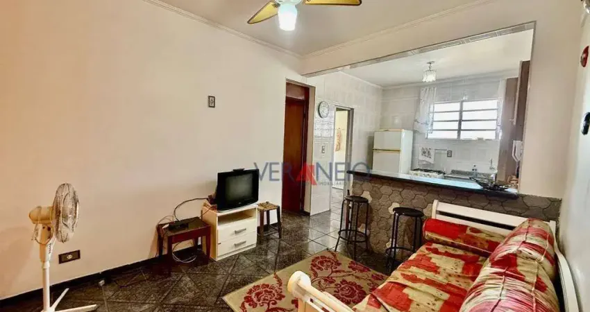 Apartamento com 1 dormitório à venda, 45 m² por r$ 250.000 - tupi - praia grande/sp