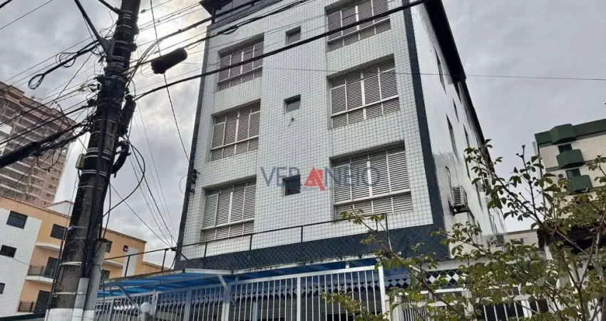 Apartamento com 1 dormitório à venda, 28 m² por r$ 244.000 - vila guilhermina - praia grande/sp